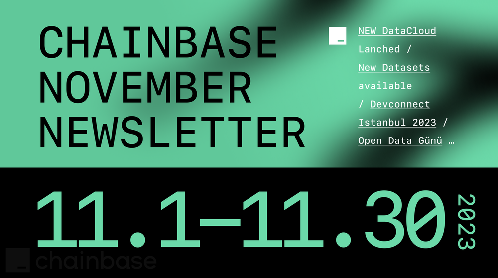 Chainbase November Newsletter